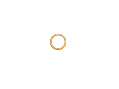 goldene, geschlossene Edelstahlringe, Springringe, Öse zum S