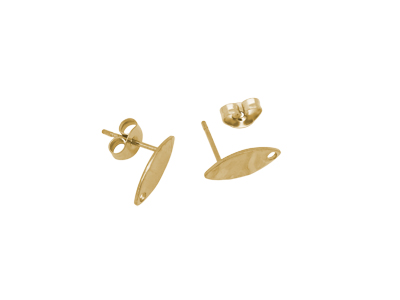 goldene Ohrstecker zum Schmuck machen Großhandel