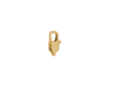 kleine goldene flache Edelstahl Karabiner Schließen