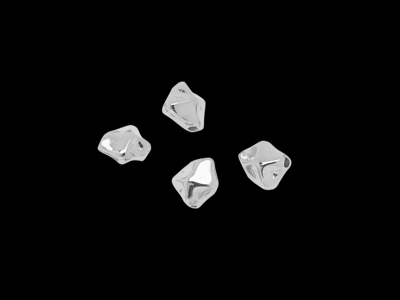 unregelmäßige silber Metallzwischenteile für Halsketten und 