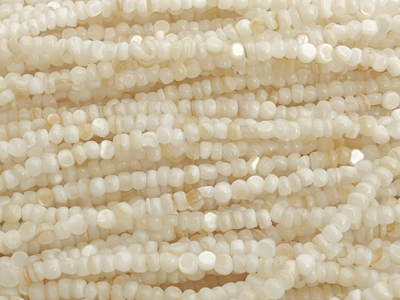 kleine Muschelperlen fuer Armbänder