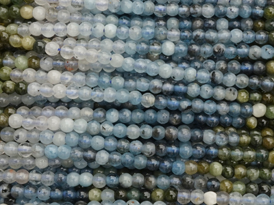 Aquamarin Steinperlen rund 3mm B2B Großhandel