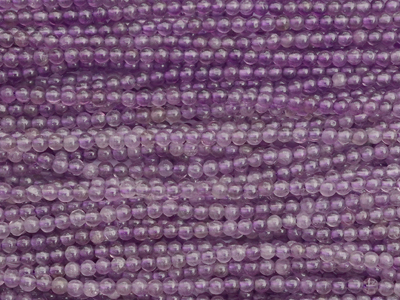 winzige runde Amethyst Steinperlen 2mm - B2B Großhandel