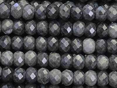 geschliffene Saphir Steinperlen Rondellen 3x2mm - Nahaufnahm