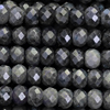 1 Strang (~38,5cm) echter Saphir Steinperlen, facettierte Rondellen ~3x2mm