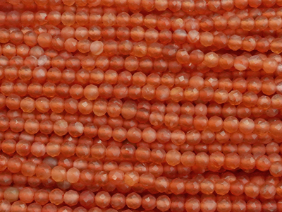 geschliffene Karneol Steinperlen 2mm B2B Großhandel