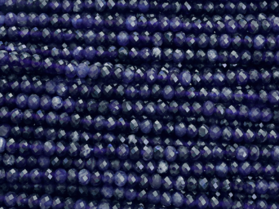 geschliffene Sodalith Steinperlen Rondellen 3x2mm B2B Großha