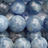 1 Strang (~38,5cm) echter Kyanit Steinperlen, rund ~8,2mm, A-Qualität