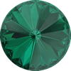 Swarovski Rivoli 1122 12mm Emerald F