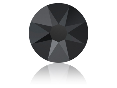 schwarze flache Glitzersteine von Swarovski 2088 SS12 Jet