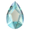 Austrian Crystal Pear Flat Back 2303 8x5mm Aquamarine Shimmer