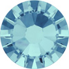 Austrian Crystal Flat Back 2058 SS10 Aquamarine F