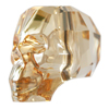 1 Stk. Swarovski Totenkopf Perle 5750 13mm Crystal Golden Shadow