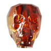 1 Stk. Swarovski Totenkopf Perle 5750 13mm Crystal Red Magma