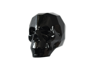 Swarovski Skull Bead 19mm Jet