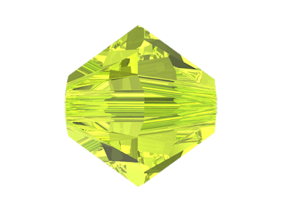 Swarovski Doppelkegel Perlen 5328 6mm Citrus Green