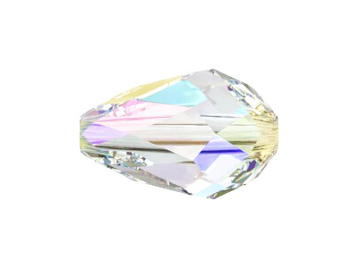 Swarovski Tropfen Perle 5500 9x6mm Farbe Crystal AB