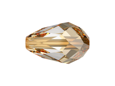 Swarovski Tropfen Perle 5500 9x6mm Farbe CRYSTAL GOLDEN SHAD