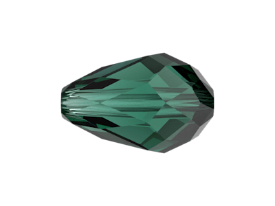 Swarovski Tropfen Perle 5500 9x6mm Farbe EMERALD