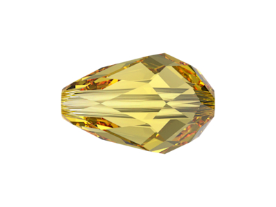 Swarovski Tropfen Perle 5500 9x6mm Farbe LIGHT TOPAZ