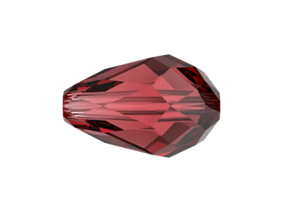 Swarovski Tropfen Perle 5500 9x6mm Farbe SCARLET