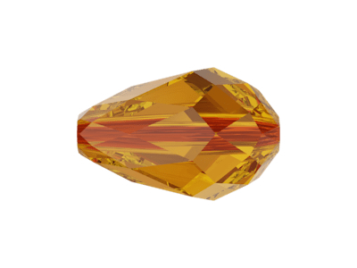 Swarovski Tropfen Perle 5500 9x6mm Farbe TOPAZ