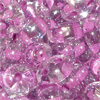 1 Dose (ca.17g.) Preciosa Twin-Beads Kristall mit Pink