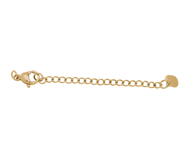 goldenes Verlängerungsketten mit Karabiner für Halsketten un