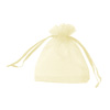 100 Stk. Organzabeutel ~7x9cm, creme