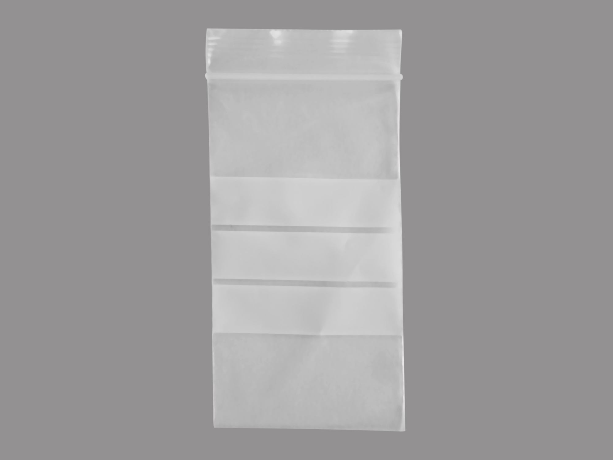 kleine Druckverschlussbeutel 40x70mm mit 3 Beschriftungsfeld