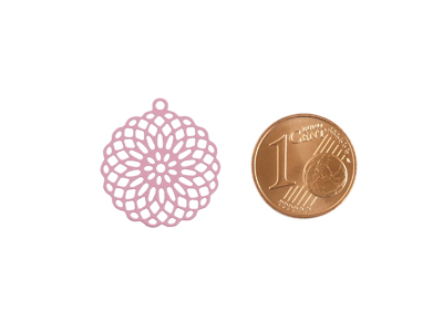 dünne rosa Schmuckornamente für Ohrringe