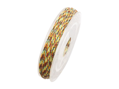 dünner mehrfarbiger bunter Macrame Faden 0,8mm