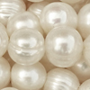 1 Strang (~34,5cm) echter Zuchtperlen, ~5x6mm, AB-Qualität