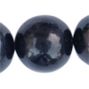 1 Strang (ca.40cm) echte Zuchtperlen, rund ~12mm, metallic schwarz