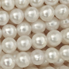 1 Strang (~38cm) echter Zuchtperlen, rundlich ~4mm, A-Qualität