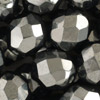 1 Pkg. (50 Gramm) facettierte Glasperlen 8mm Kristall mit Metallicbeschichtung
