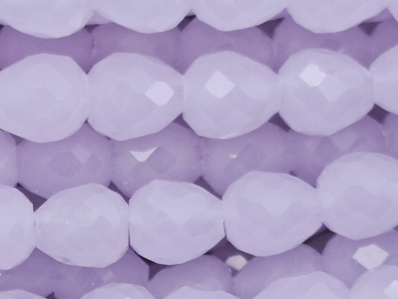 erdbeerförmige, Glasperlen Tropfen 4mm, Farbe: Violet Opal -