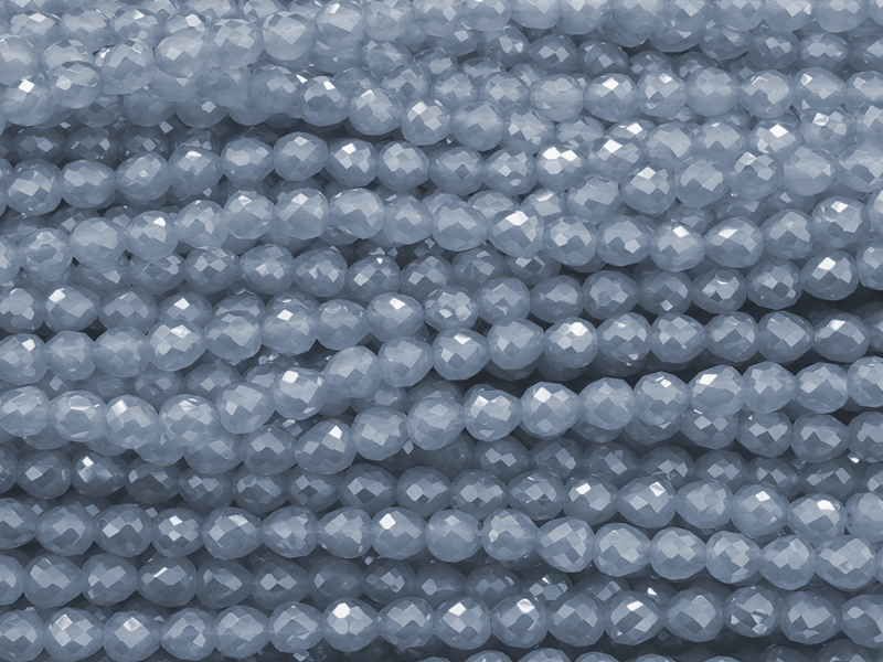 erdbeerförmige, facettierte Glitzerperlen Tropfen 4mm, Farbe