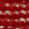 1 Strang (~148 Stk.) facettierte Tönnchen ~3mm, Light Siam
