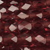 1 Strang (~148 Stk.) facettierte Tönnchen ~3mm, Siam