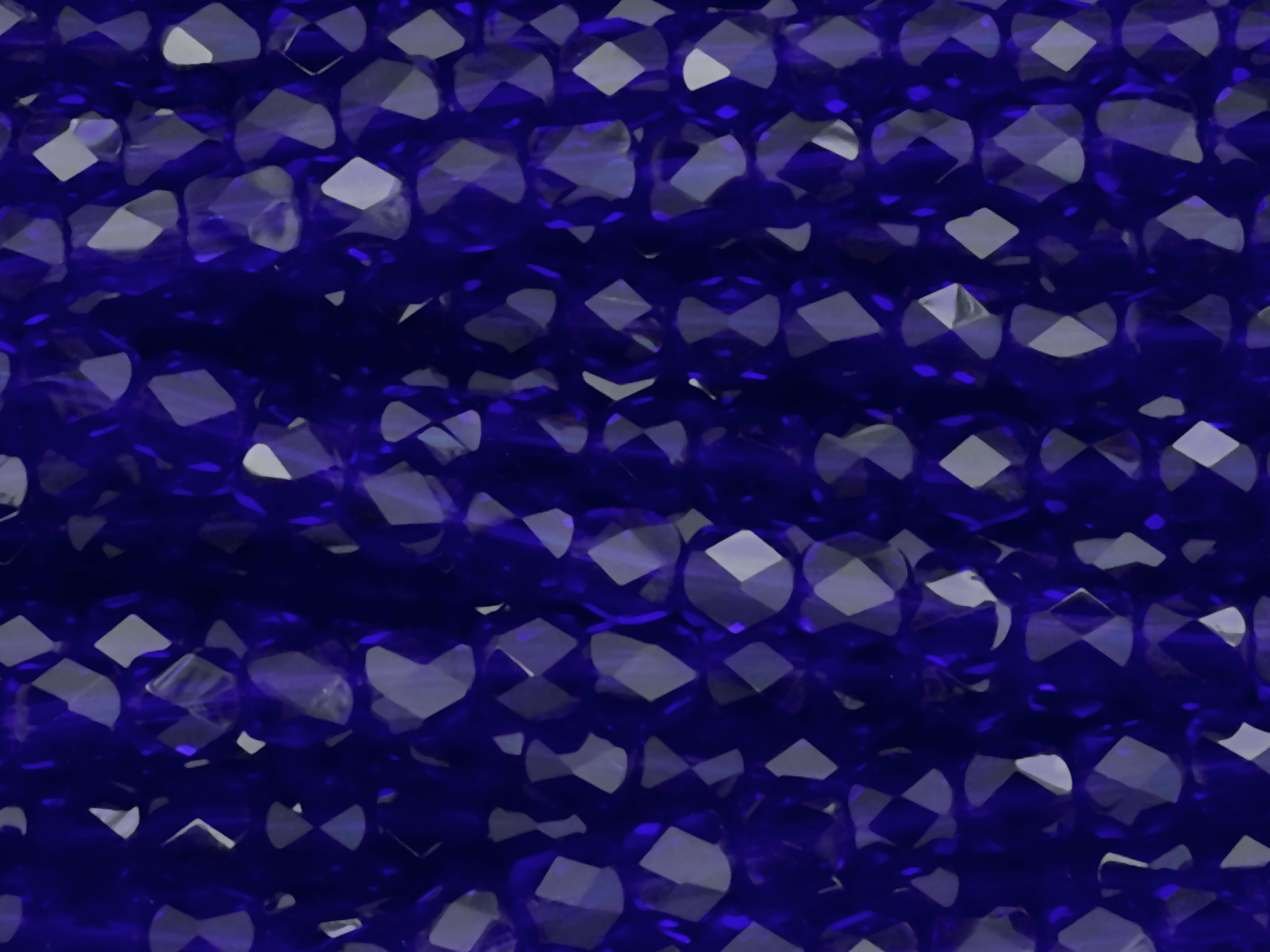 tönnchenförmige, facettierte Glitzerperlen 4mm, Farbe: Dunke