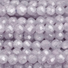 1 Strang (~36cm) Zirkonia Perlen rund facettierte ~2mm - Flieder