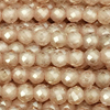 1 Strang (~35,5cm) Zirkonia Perlen rund facettierte ~2mm - roter Champagner