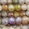1 Strang (~36cm) Zirkonia Perlen rund facettierte ~3mm - Farbenmix