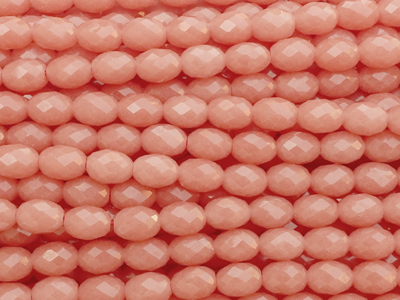 funkelnde, facettierte Oliven Perlen 5x7mm