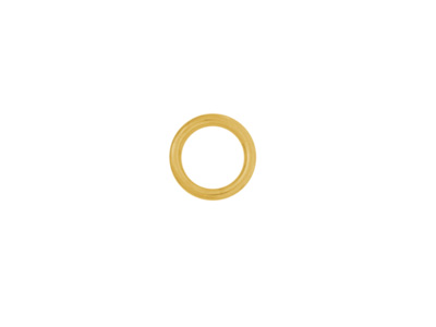 goldene geschlossene Ringe Ösen Ringel 8mm