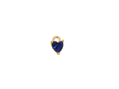 goldener kleiner Metallanhänger Charm Herzanhänger