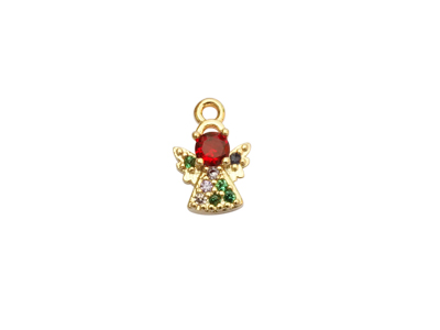 goldener kleiner Schmuck Anhänger Engel, Engelanhänger