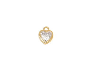 goldener kleiner Schmuck Herzanhänger