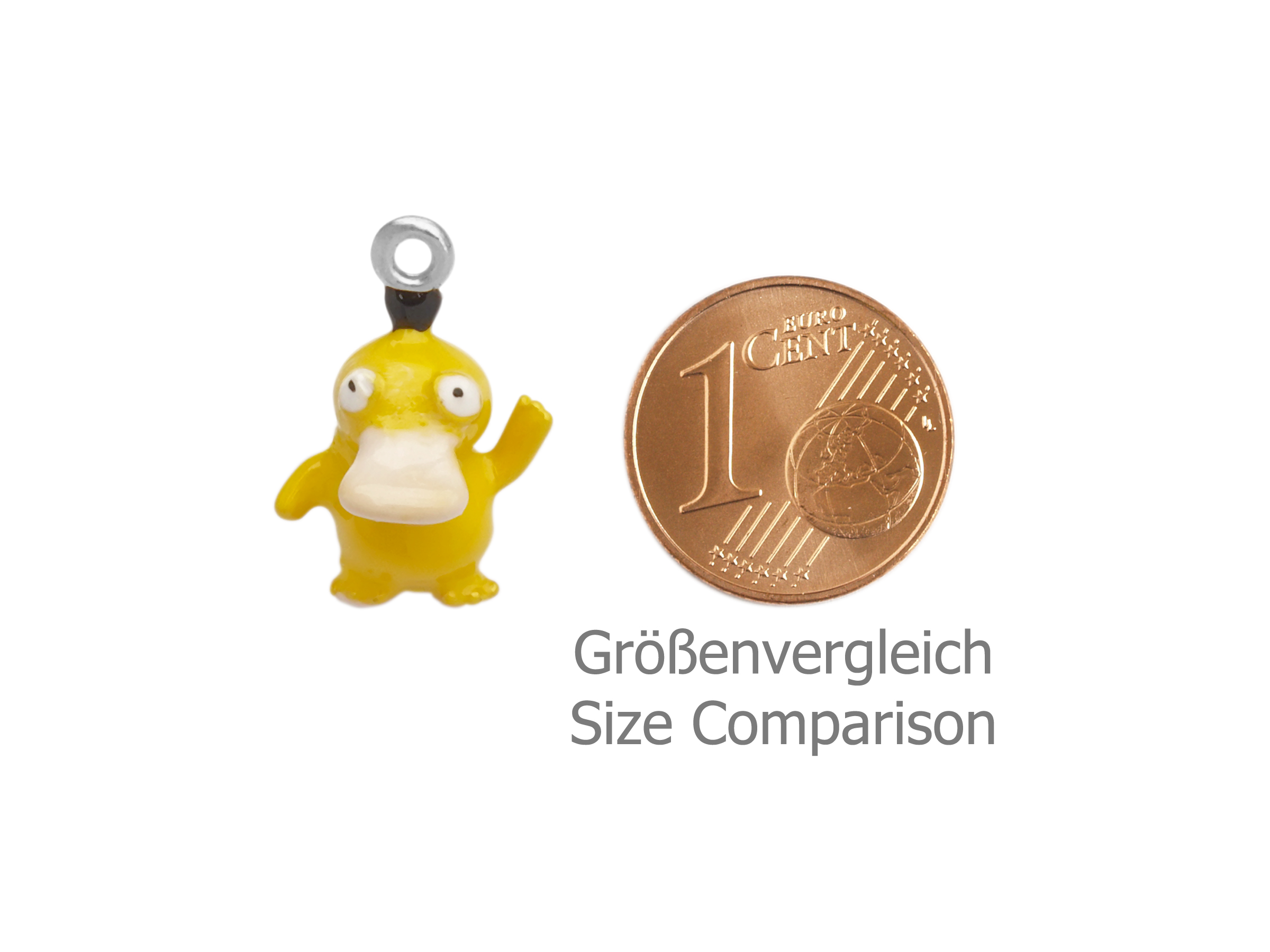 kleiner Anton Anhänger, Schmuck Anhänger Enton - Größenvergl